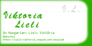 viktoria lieli business card