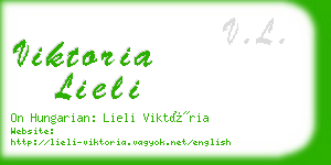 viktoria lieli business card